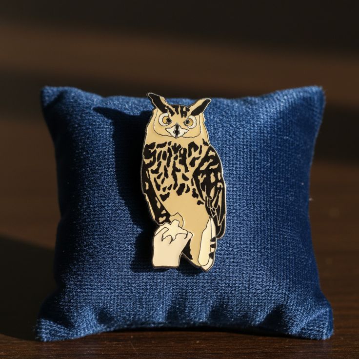 Значки-пины с птицами